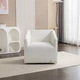 Bellemave® Modern 360° Swivel Upholstered Barrel Armchair - Bellemave